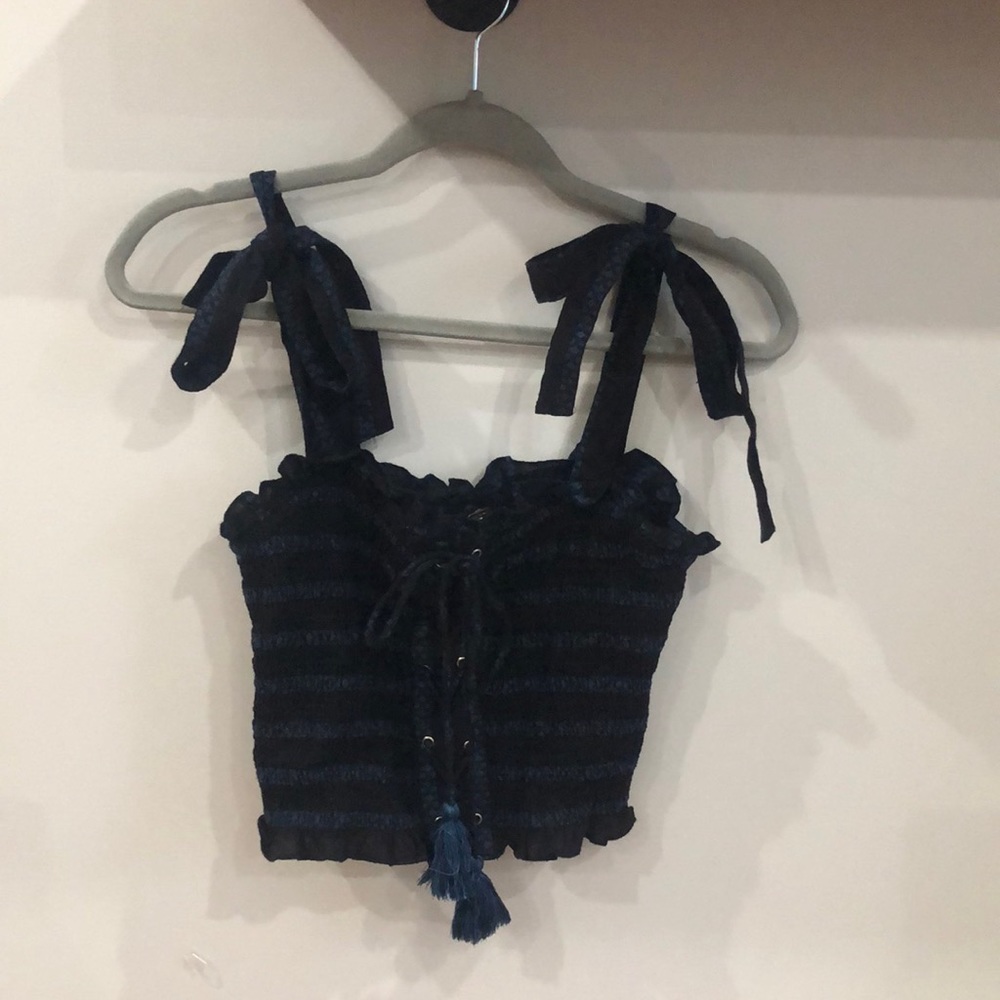 Free people tie tube top